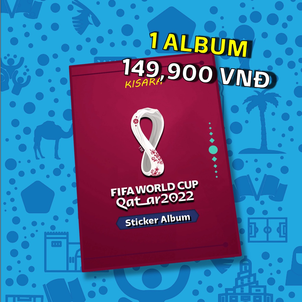 Album Bộ sưu tập hình dán sticker WC 2022 từ Kisara