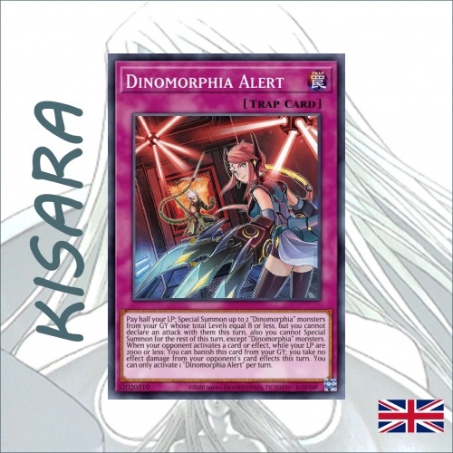 Bài lẻ Yugioh Dinomorphia Alert - MP23-EN038 - Common 1st Edition