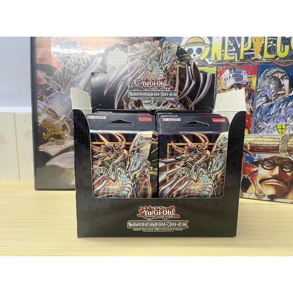 Hộp thẻ bài Yugioh Cyber Strike Structure Deck  Nhập khẩu từ Anh Quốc UK