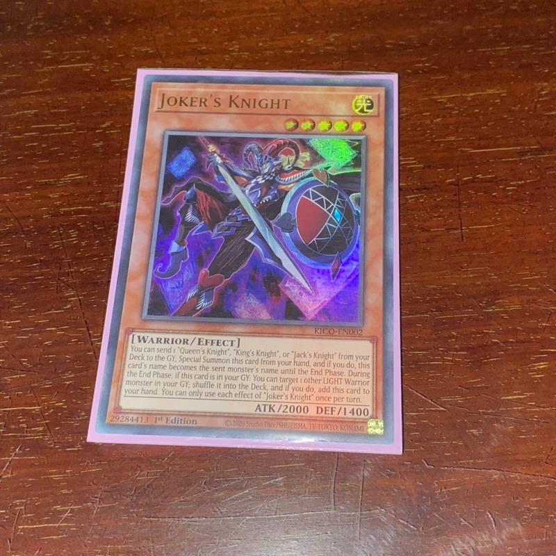 Bài lẻ Yugioh Joker's Knight - KICO-EN002 - Ultra Rare 1st Edition