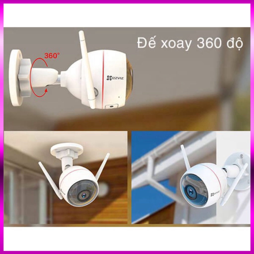 Camera WIFI Ngoài Trời Thông Minh EZVIZ C3X C3N MÀU BAN ĐÊM 2MP 1080P FullHD C3TN C3W C3WN HIKVISION CHÍNH HÃNG 24TH
