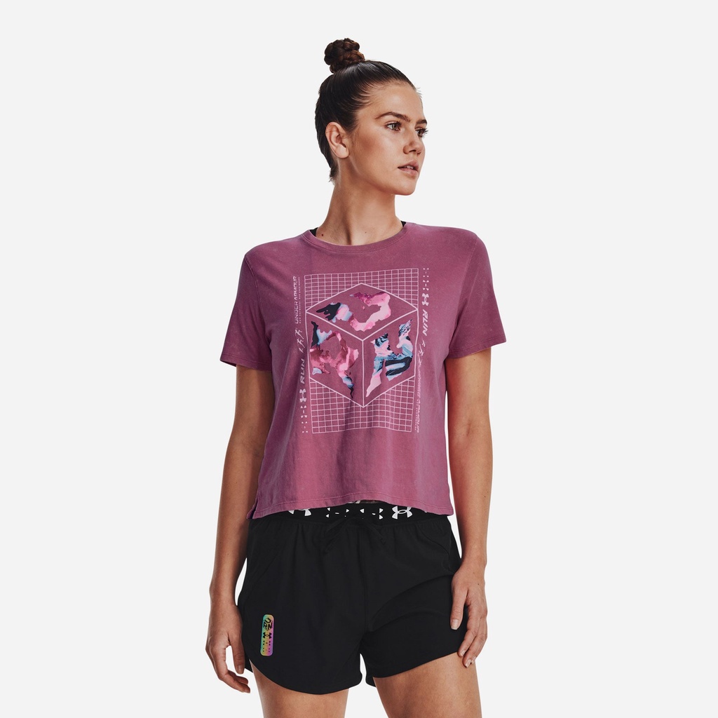 Áo thun thể thao nữ Under Armour Run Anywhere - 1373449-669