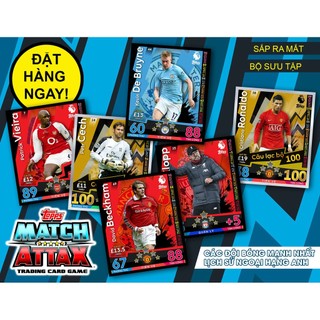 [THẺ IN] Bộ sưu tập thẻ Match Attax Big Six Ngoại hạng Anh kích thước POCA Việt Nam