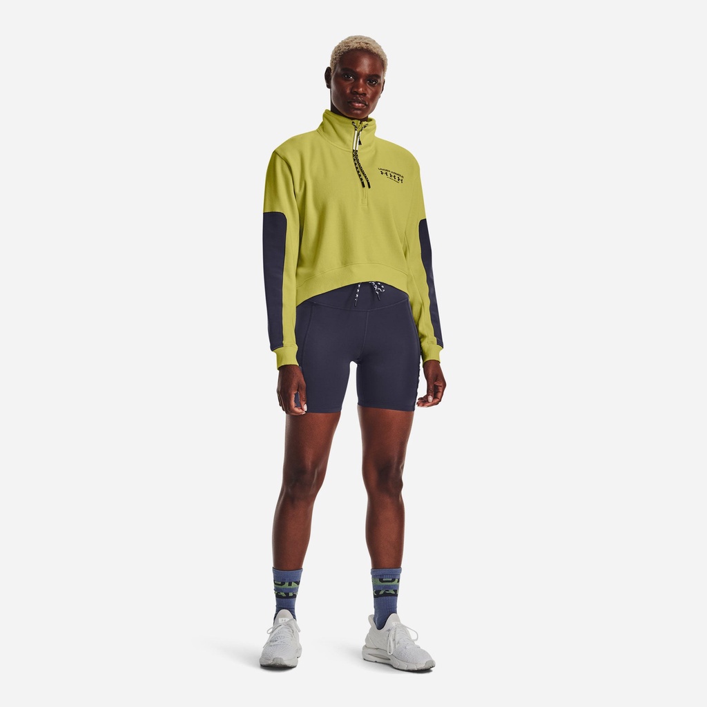 Áo tay dài thể thao nữ Under Armour Run Trail Crop Hz - 1374473-720