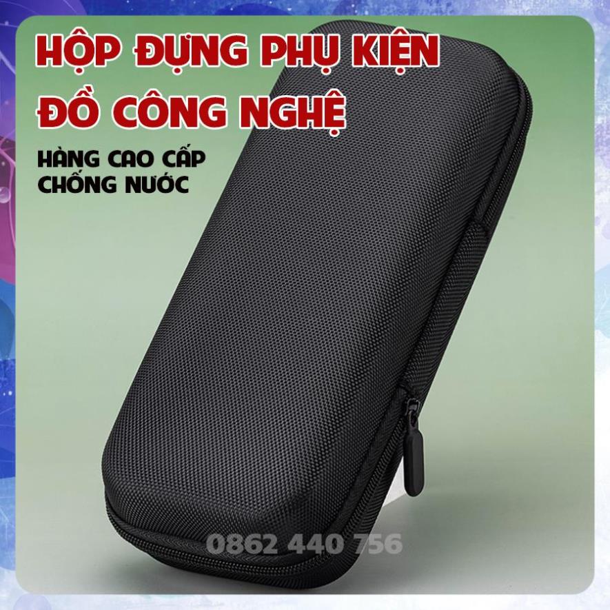 Hộp đựng phụ kiện công nghệ sạc macbook, máy tính, dây cáp sạc, pin dự phòng, tai nghe -Chống nước