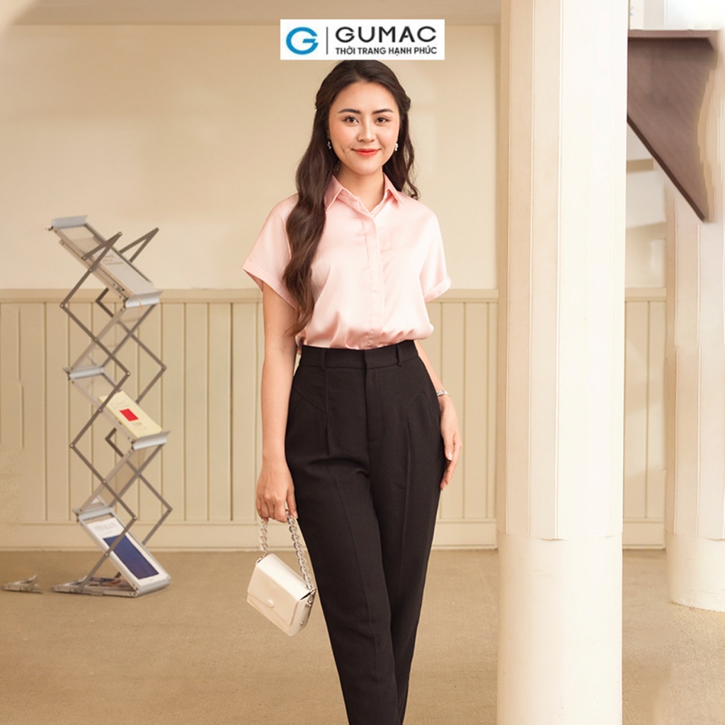 Quần tây nữ ống đứng túi kiểu công sở thời trang GUMAC LQD1201