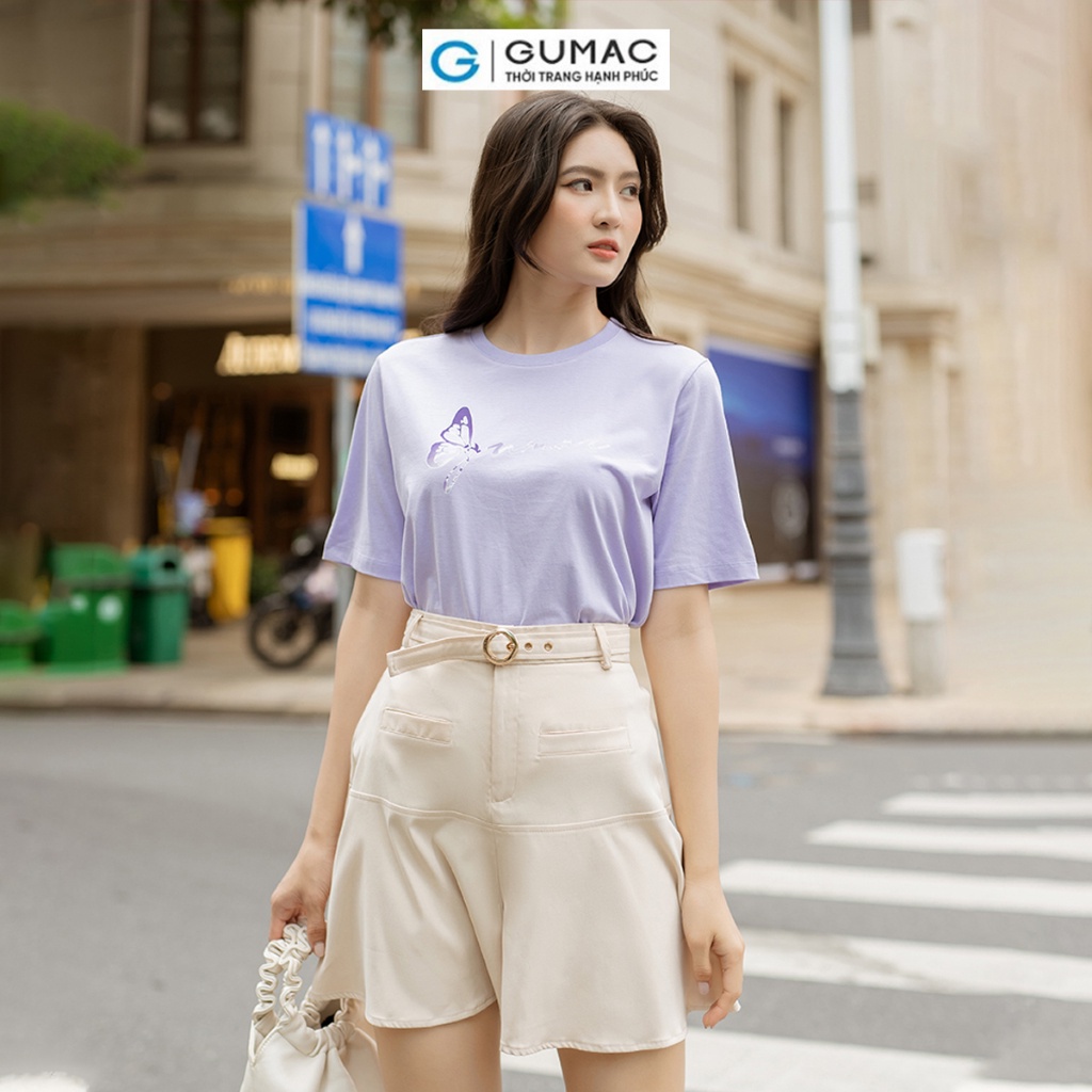 Quần short dáng loe thời trang GUMAC QD07068