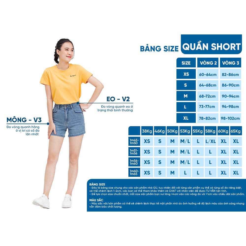 Quần short nữ thời trang GUMAC QC01022