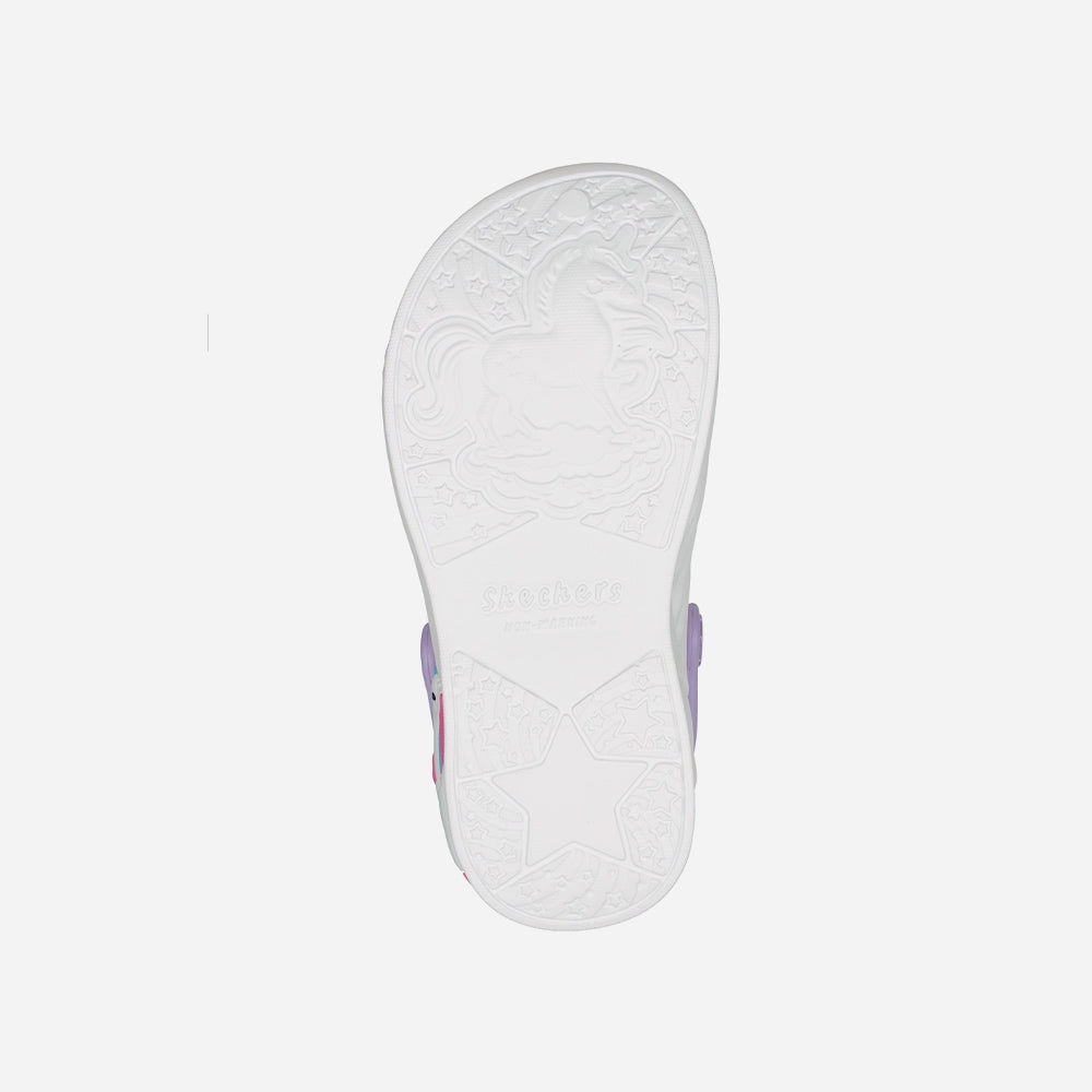 Giày sneaker bé gái Skechers Foamies Unicorn Dreamer - 308400L-WHT