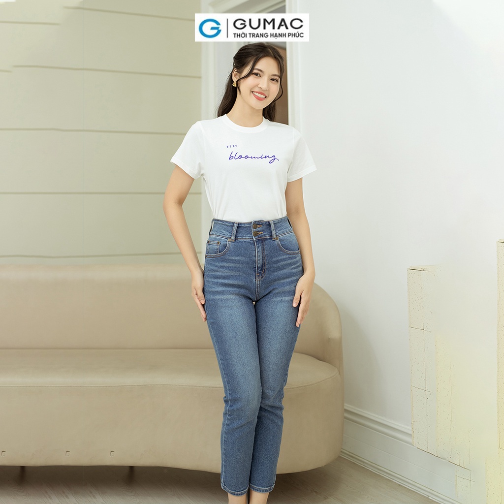 Quần Jeans slim GUMAC QJD08041