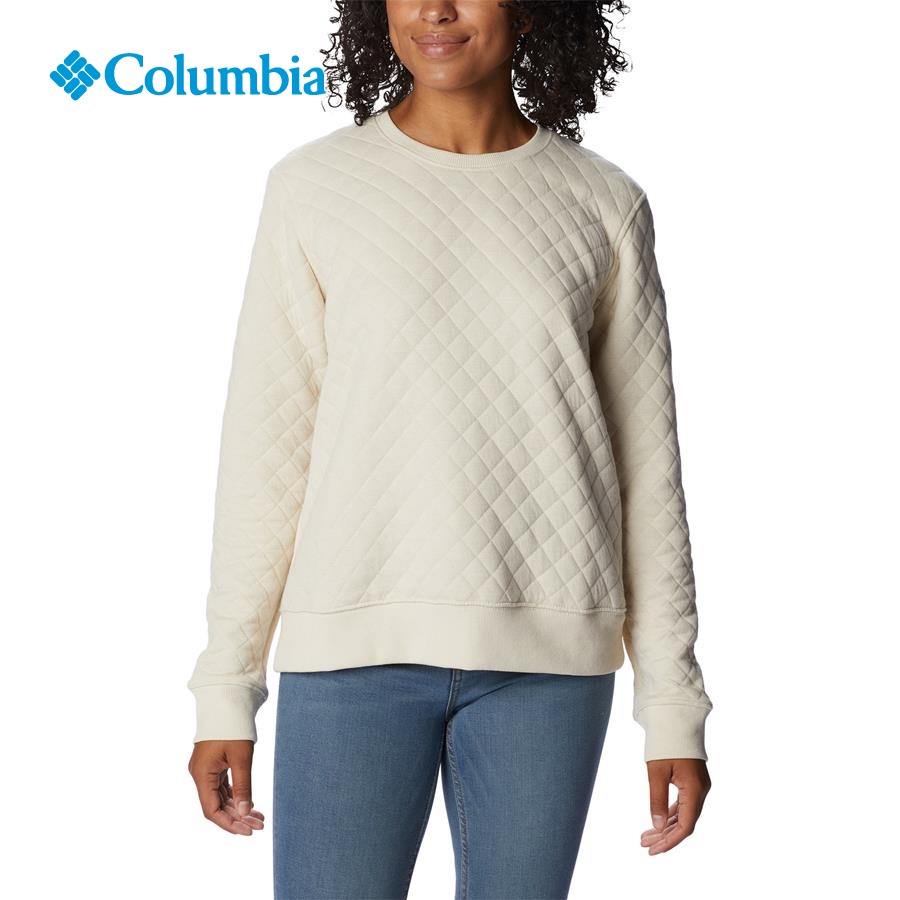 Áo thun tay dài thể thao nữ Columbia Columbia Lodge™ Quilted Crew - 2013122191
