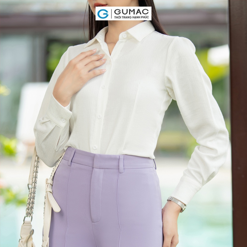 Áo slim tay dài thời trang GUMAC AD07046