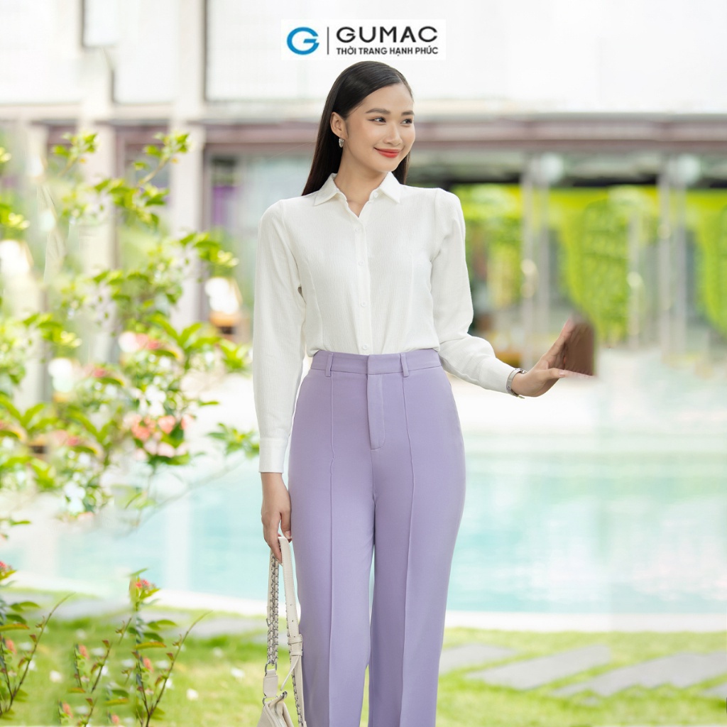 Áo slim tay dài thời trang GUMAC AD07046