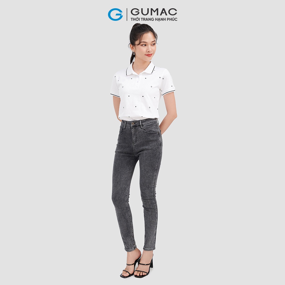 Quần jeans slim fit thời trang GUMAC QJC09026