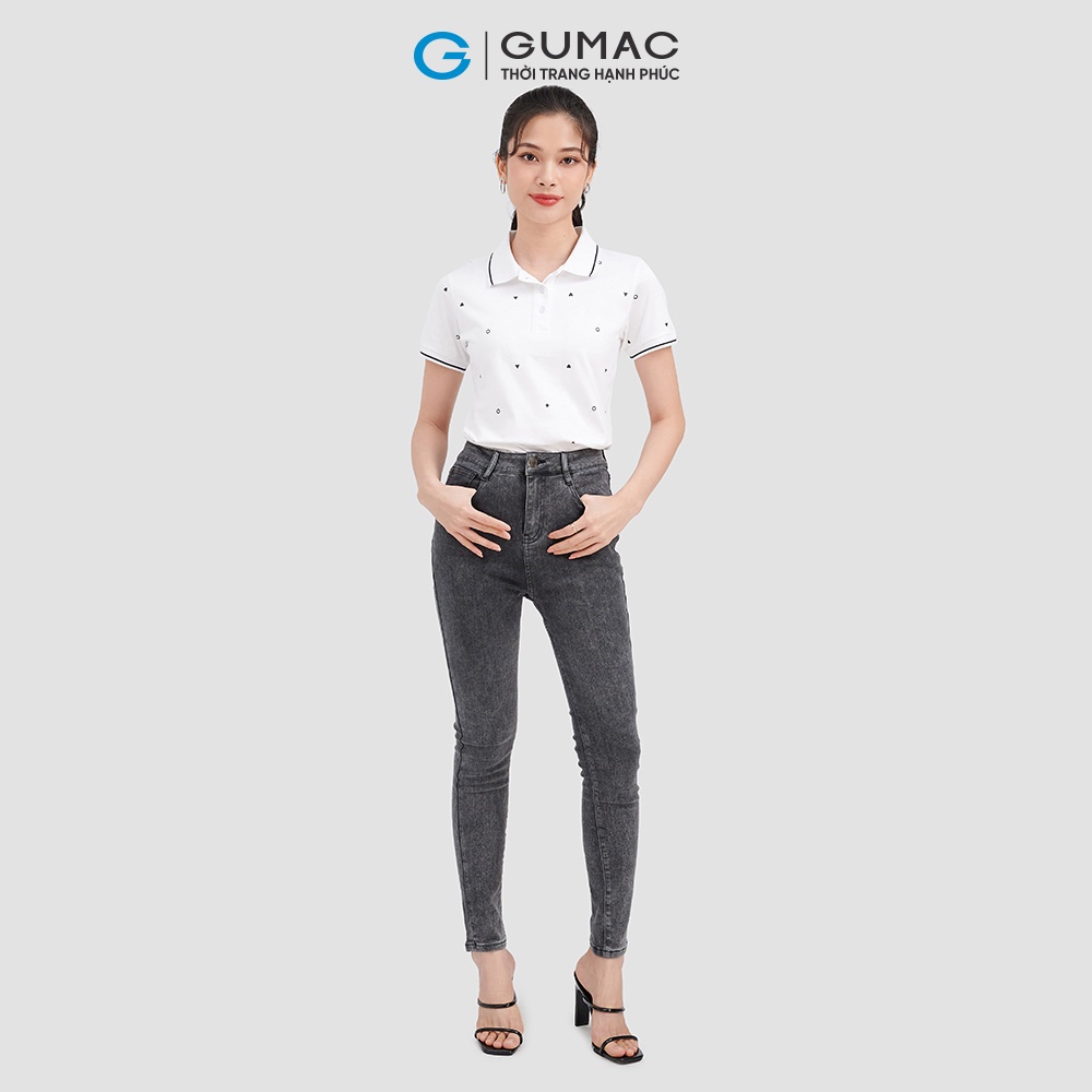 Quần jeans slim fit thời trang GUMAC QJC09026
