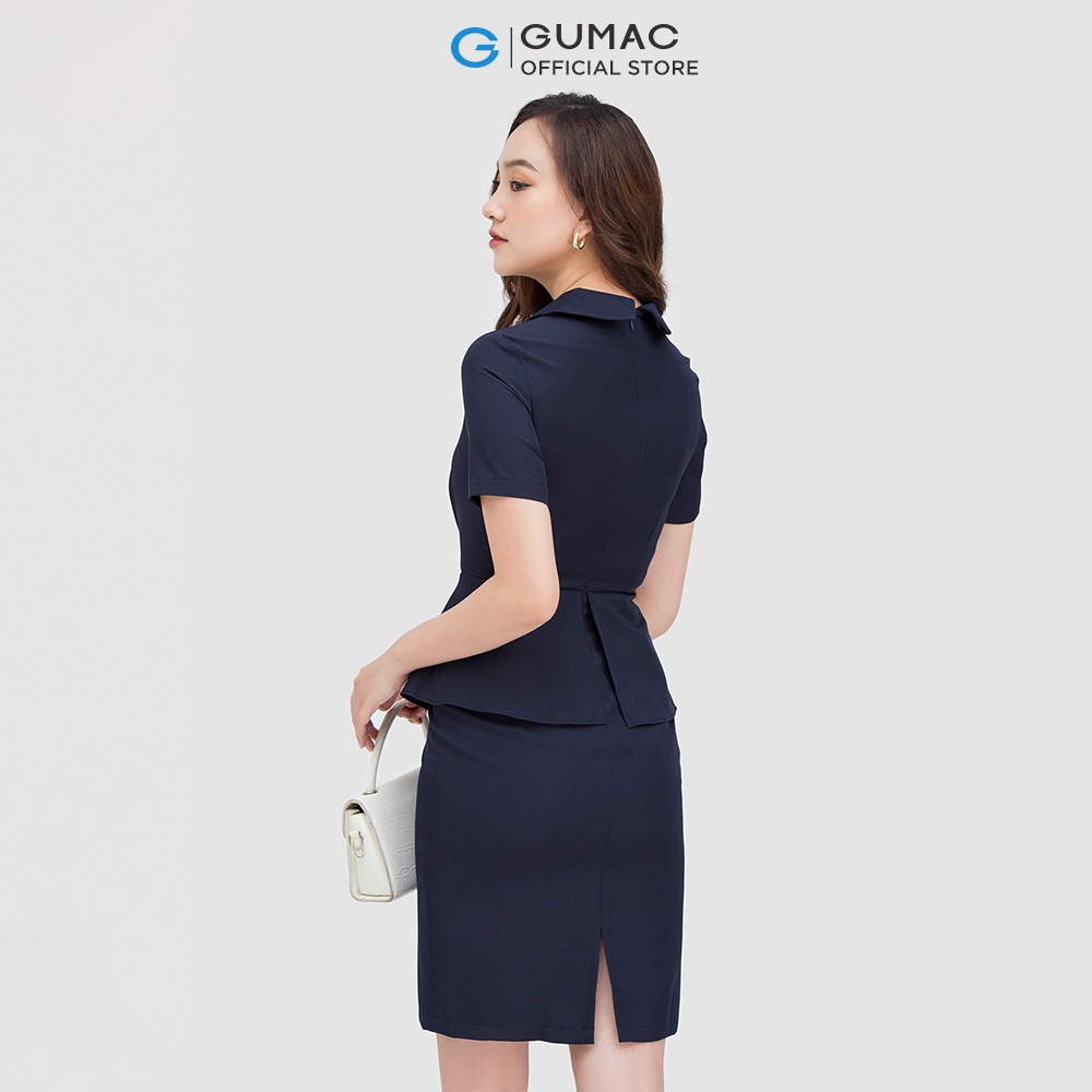 Đầm peplum kiểu DC06033 thời trang GUMAC