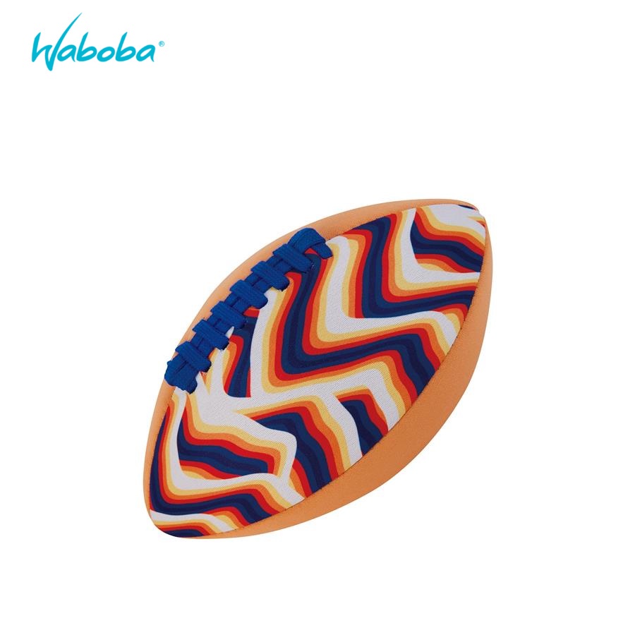 Bóng ném bãi biển Waboba Classic Line 9" Water Football (Blue Palm) - 166C06_BP