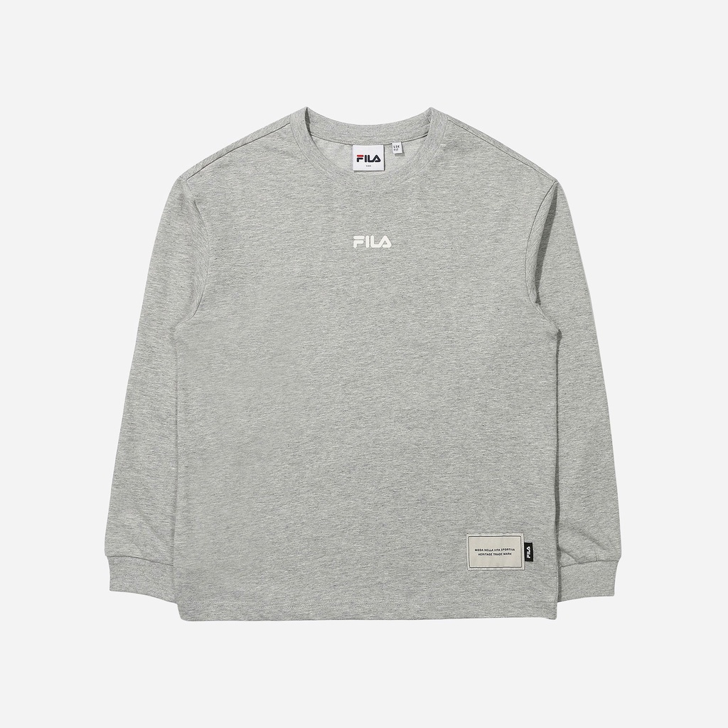 Áo thun tay dài thời trang trẻ em Fila Weaving Logo - FK2RLE3102X-LML