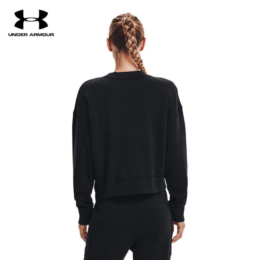Áo thun tay dài thể thao nữ Under Armour Project Rock Fleece - 1365989-001