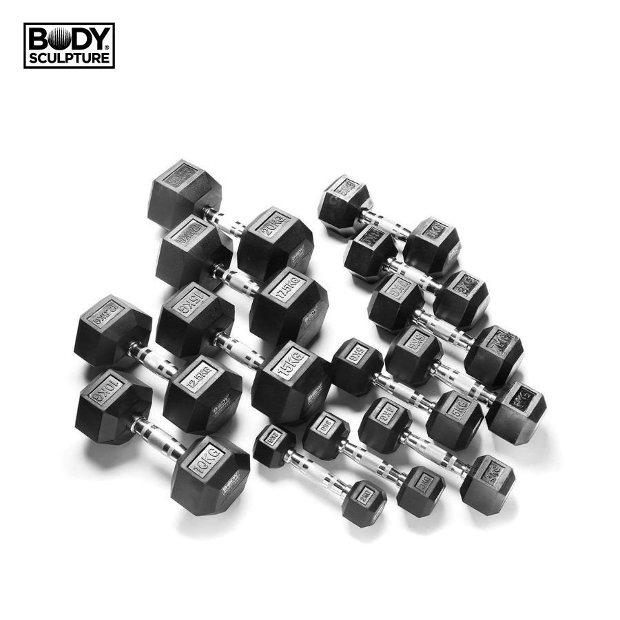 Tạ tập gym lục giác 3kg Body Sculpture - BW-460-3KG