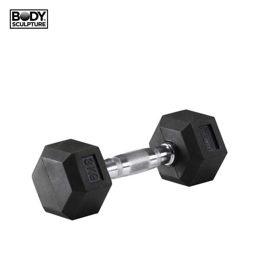 Tạ tập gym lục giác 3kg Body Sculpture - BW-460-3KG