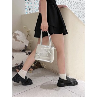 Túi xách mini đựng điện thoại đính nơ xinh xắn cho nữ y2k