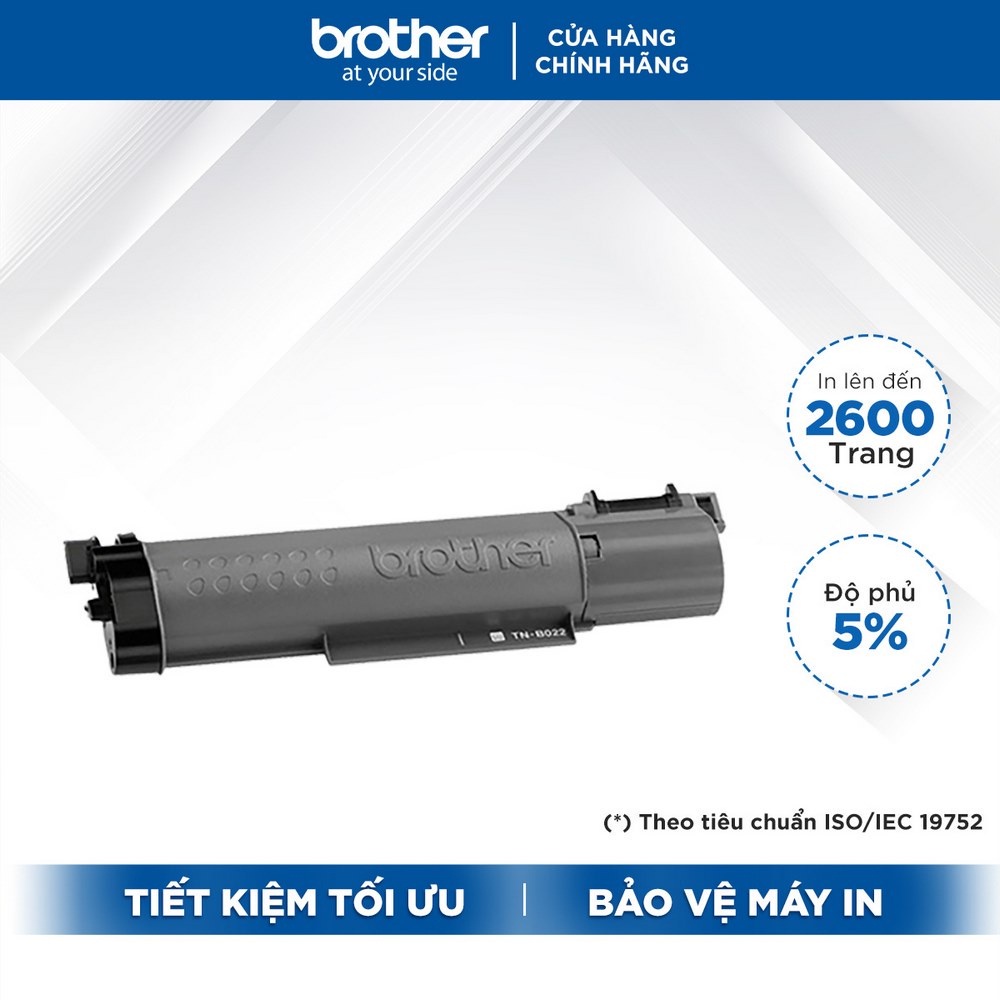 [Mã ELCL12 giảm 9% đơn 300K] Mực in laser trắng đen Brother TN-B022 cho máy in HL-B series