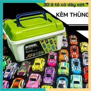 Hộp 30 xe Ô tô Đồ Chơi Mini Bằng Hợp Kim - Bền Đẹp Nhiều Màu Cho Bé