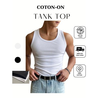 Áo Ba Lỗ Nam Tank Top Thun Gân Co Giãn
