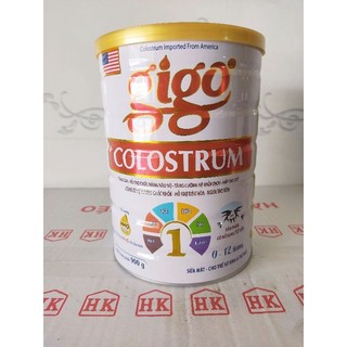 Sữa bột gigo colostrum lon 900g - số 1: dành cho trẻ 0-12 tháng tuổi