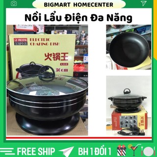 Nồi Lẩu Điện Đa Năng Xào, Rán, Nấu Lẩu An Toàn Với 3 Kích Cỡ ( 26cm, 28cm, 30cm )