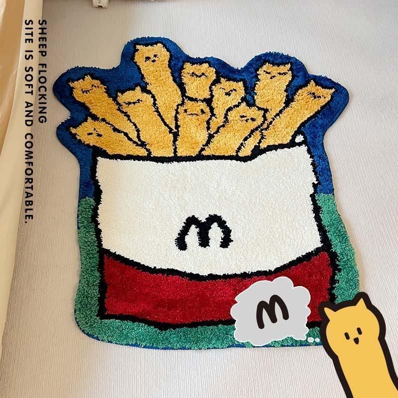 Thảm Chùi Chân Chống Trượt Họa Tiết Hoạt Hình Dễ Thương