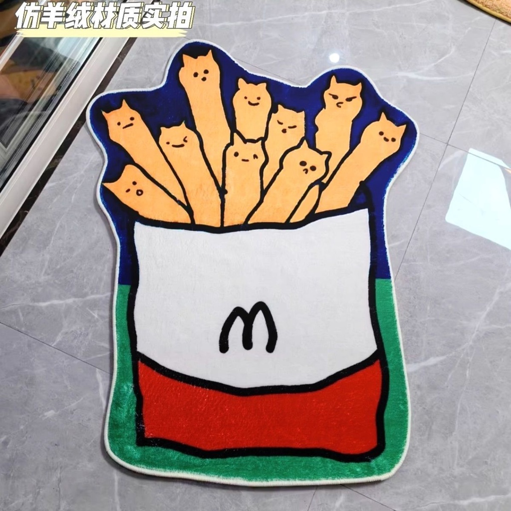 Thảm Chùi Chân Chống Trượt Họa Tiết Hoạt Hình Dễ Thương