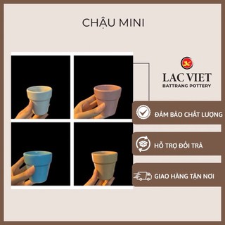Chậu Sứ Mini Trồng Sen Đá, Xương Rồng,Cây Cảnh Bát Tràng