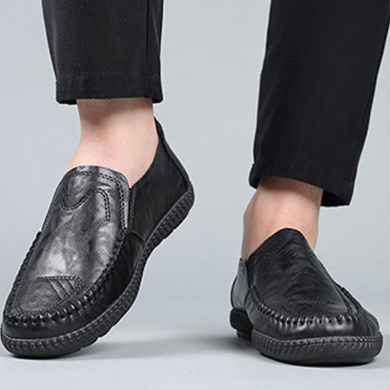 Giày lười nam da LAVINA CARPIO thiết kế thoáng khí thời trang cho nam