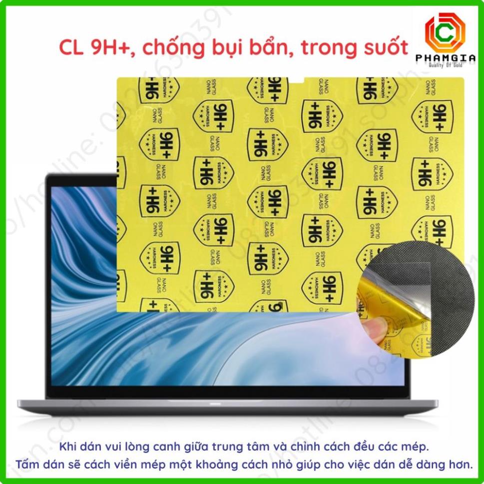 Dán cường lực Laptop Dell Inspiron 7420 / 7425/ 7430 2in1/ 7435 2in1 nano trong suốt