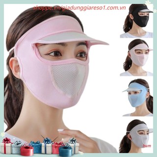 ❣️freeship❣️ mặt nạ chống nắng toàn bộ khuôn mặt bằng lụa mát thoáng khí tiện dụng