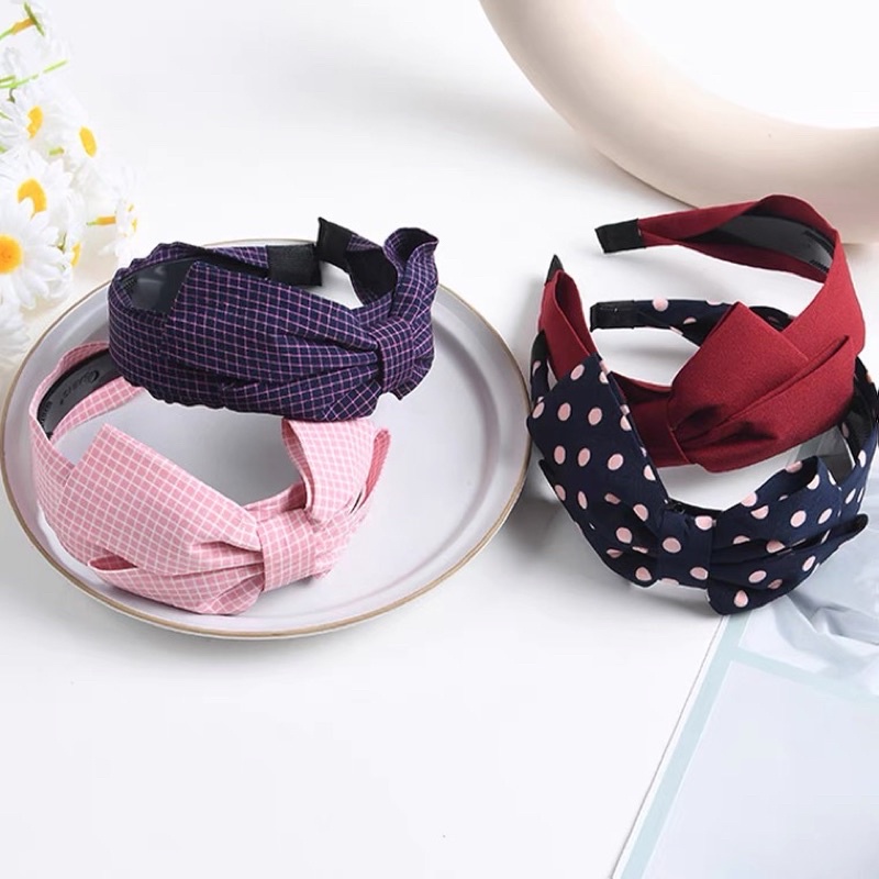 Ruy băng chấm bi cao cấp 1 mặt