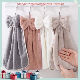 ❣️freeship❣️ khăn lau tay treo tường hút siêu thấm  hình nơ.