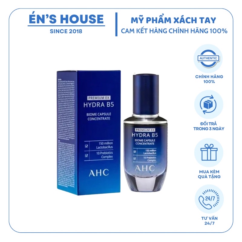 Tinh Chất Dưỡng Ẩm Phục Hồi Ahc Ex Hydra B5 Capsule Concentrate 15ml | Serum phục hồi Cấp nước