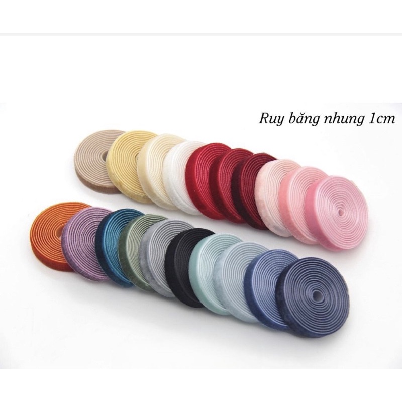 Ruy băng nhung thường cỡ 10mm