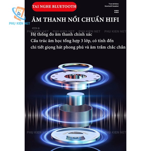 Tai Nghe M90 Pro TWS, Tai Nghe Bluetooth Nhét Tai Tích Hợp Micro Âm Thanh Nổi HIFI Với Thanh Trượt Hiển Thị Màn Hình Led