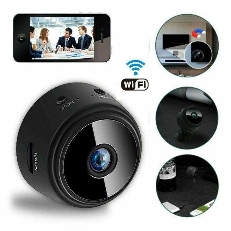 Camera siêu nhỏ Pluss , Camera Mini WiFi Giám Sát Không Dây Giám Sát Từ Xa Máy Quay Video Giám Sát Nhà. HOT