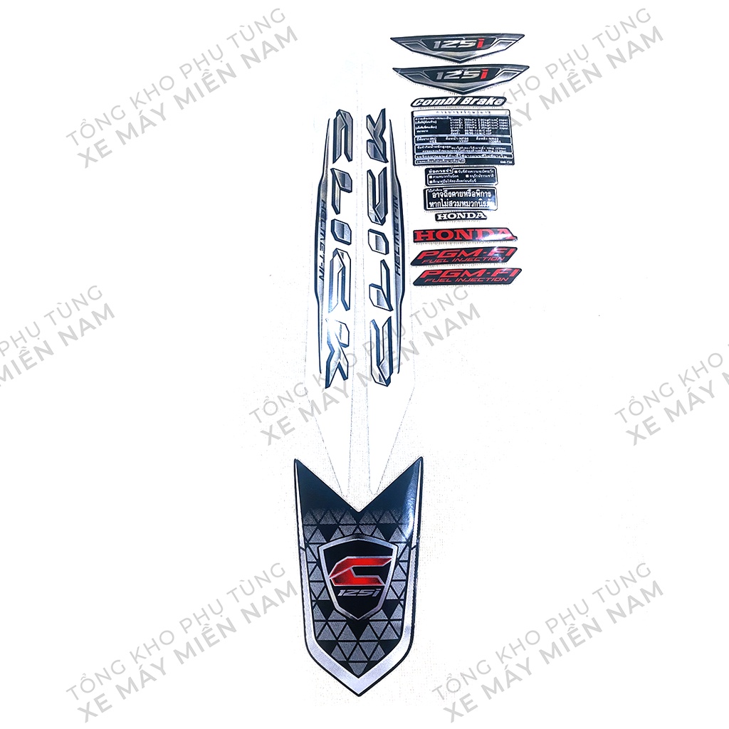 Tem Click 125i màu trắng