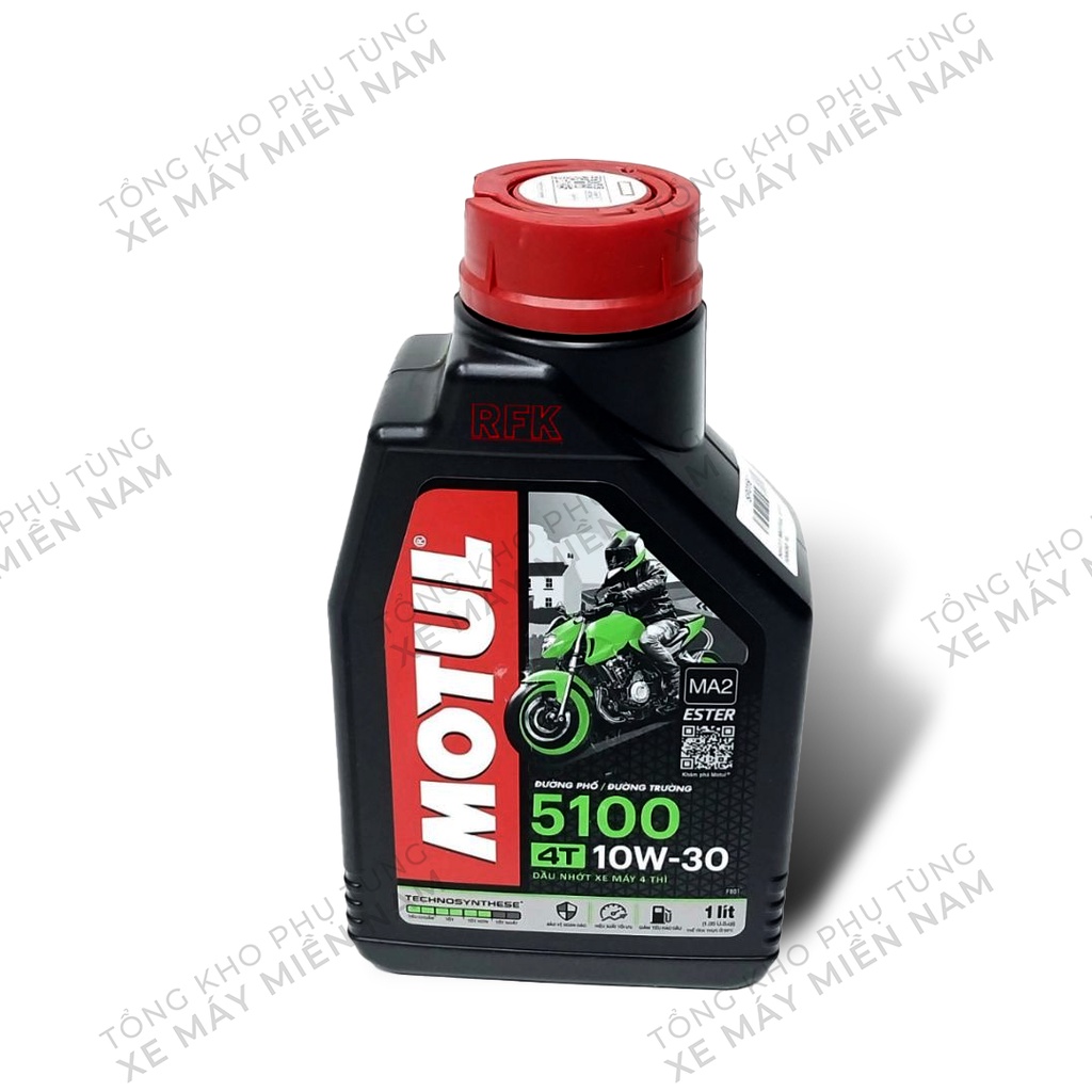 Nhớt xe số Motul 5100 4T 10w30 Công Nghệ Ester