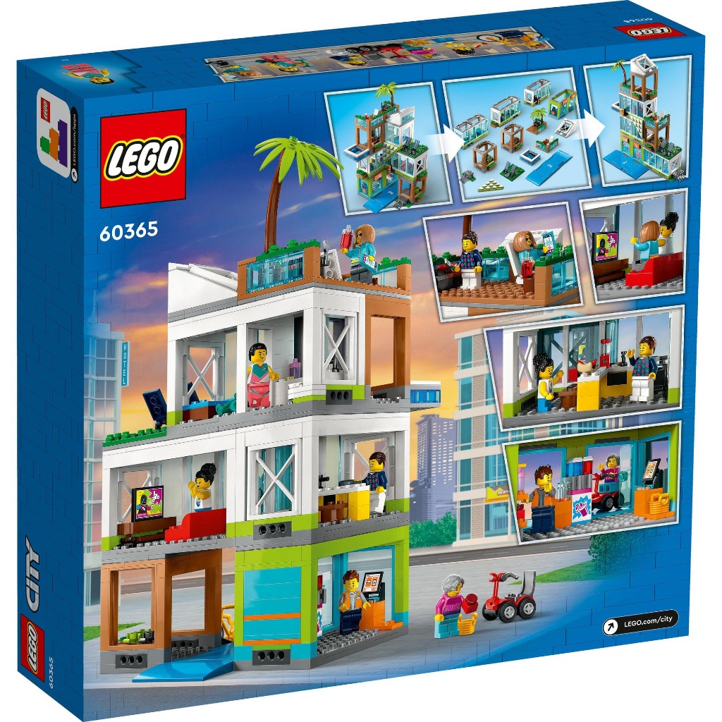 [Mã LIFEMC06DBAU giảm 50k đơn 350k] LEGO City 60365 Đồ chơi lắp ráp Căn hộ thành phố (688 chi tiết)