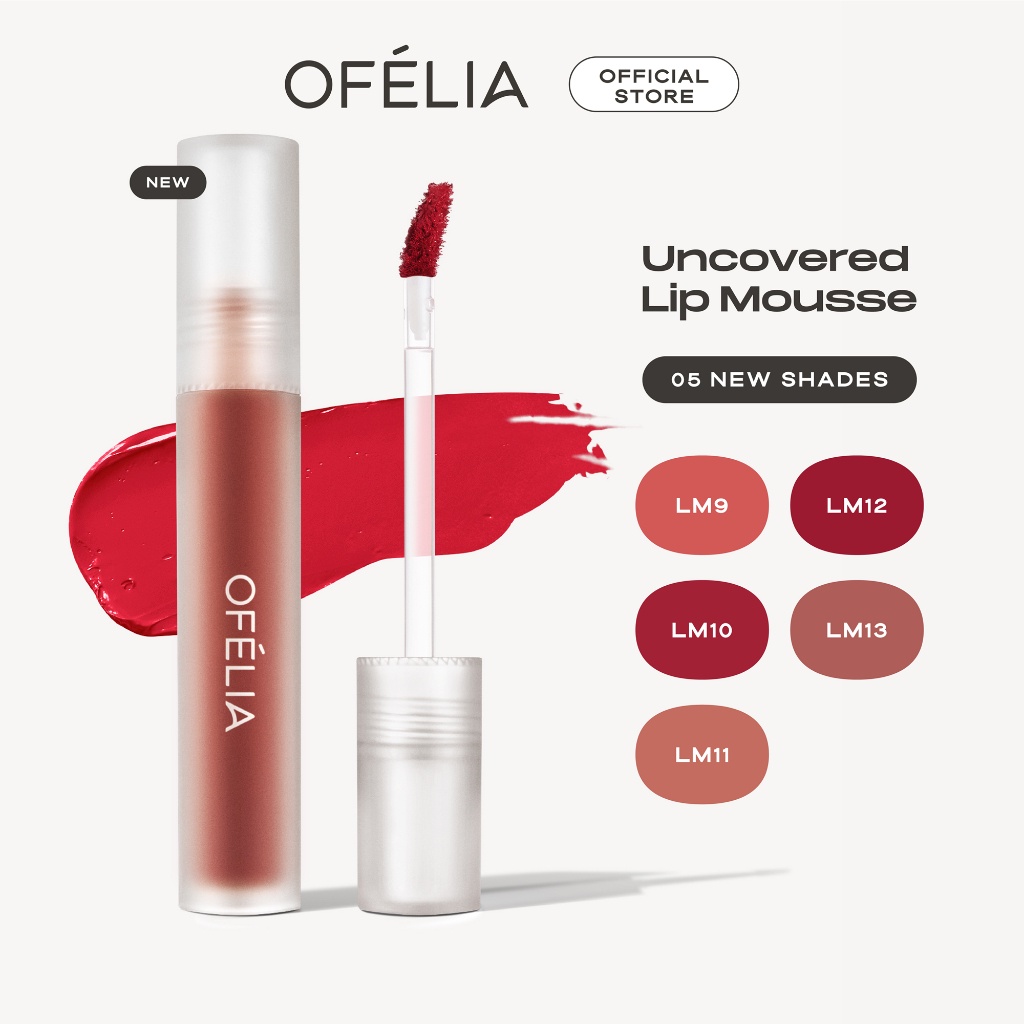 Combo Son Và Má Hồng OFÉLIA - Uncovered Lip Mousse Chapter 02 + Lolli Liquid Blush (4.3g x 4.3g)