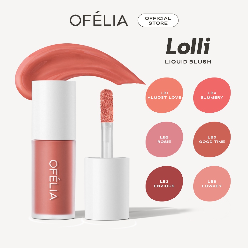 Combo Son Và Má Hồng OFÉLIA - Uncovered Lip Mousse Chapter 02 + Lolli Liquid Blush (4.3g x 4.3g)