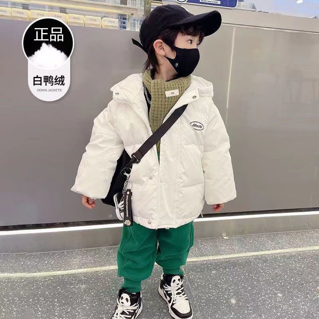 Áo Khoác Phao cotton Dày Dặn Phong Cách Phương Tây Thời Trang Mùa Đông Cho Bé Trai Và Gái