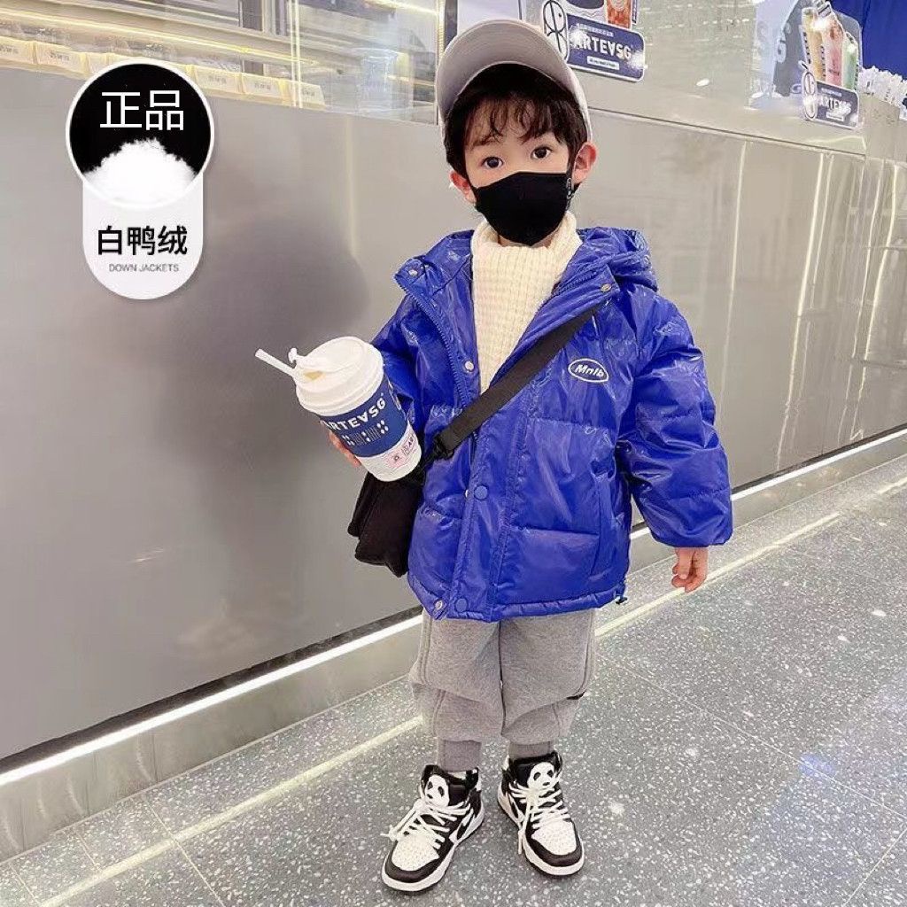 Áo Khoác Phao cotton Dày Dặn Phong Cách Phương Tây Thời Trang Mùa Đông Cho Bé Trai Và Gái